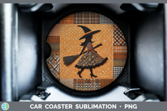 GorgeousHalloween Patchwork Car Coaster design.
