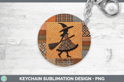 GorgeousHalloween Patchwork Keychain design.