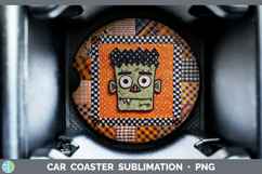 GorgeousHalloween Patchwork Car Coaster design.