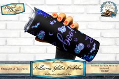 This is a Halloween peekaboo glitter tumbler design for 20oz sublimation tumbler blanks
