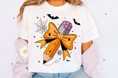 Halloween Pencil Png, Halloween Coquette Bow png, Teacher Product Image 2