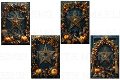 Halloween Backgrounds, Pentagram Style Backgrounds, s2 Product Image 2