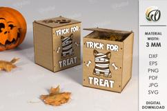 Halloween Pets Treats Boxes Bundle Lasercut. Pets SVG Product Image 13