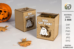 Halloween Pets Treats Boxes Bundle Lasercut. Pets SVG Product Image 5