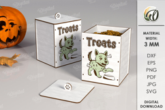 Halloween Pets Treats Boxes Bundle Lasercut. Pets SVG Product Image 6