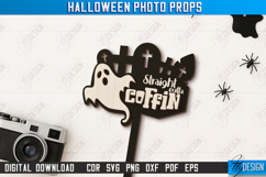 Halloween Photo Booth Prop Laser Cut Design, Party Accessory Product Image 1