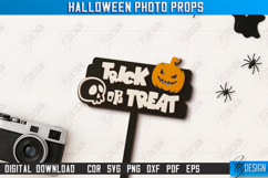 Halloween Photo Booth Prop Laser Cut Design, Party Accessory Product Image 1