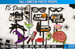 Halloween Photo Booth Props Laser Cut Bundle,Party Accessory Product Image 1