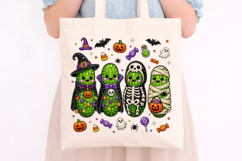 Halloween Pickle Rhinestone PNG Design Product Image 4