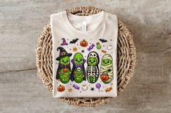 Halloween Pickle Rhinestone PNG Design Product Image 6