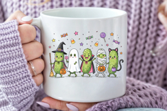Halloween Pickles PNG, Funny Halloween Sublimation Design Product Image 5