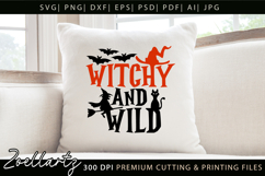 Witchy Halloween SVG for Cricut Spooky T-shirt Mug Design Product Image 2