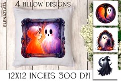 Cute Halloween GHOST | Pillow Sublimation Product Image 1