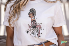 Halloween Pin-up Girl PNG Product Image 2