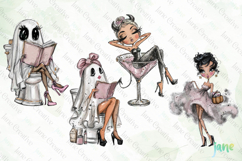 Halloween Pin-up Girl PNG Product Image 1