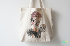 Halloween Pin-up Girl PNG Product Image 5