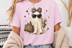 Halloween Pink Ghost Sublimation PNG Product Image 3