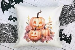 Halloween Pink Pumpkins, Sublimation Design Product Image 2