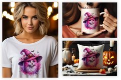Spooky Cat Witch clipart, Cat Witch png, Cat Witchillustrations, watercolor clipart, sublimation designs, halloween clipart, hallowee Cat Witch, Spooky Cat Witch sublimation, halloween sublimation, halloween sublimation designs,