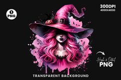 Watercolor Witch Clipart, Halloween Pink Witch, Sublimation Witch PNG, Pink Witch Art, Watercolor Halloween PNG, Pink Witch Clipart, Halloween Watercolor Design, Sublimation Halloween Witch, Pink Witch Sublimation, Watercolor Witch PNG,