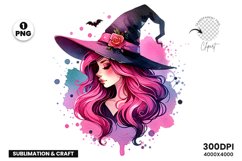 Halloween Witch Clipart, Pink Witch PNG, Pink Halloween Witch, Witch Sublimation PNG, Pink Witch Art, Halloween Clipart PNG, Witch PNG Design, Sublimation Witch Clipart, Pink Witch Design, Halloween Witch Sublimation,