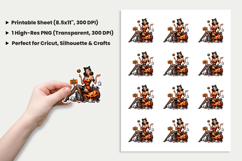 Halloween Sticker, Halloween PNG, Witch Sticker, Pumpkin Sticker, Pinup Witch PNG, Retro Halloween Sticker, Vintage Pinup Girl PNG, Spooky Sublimation Design, Printable Halloween Stickers, Cricut Halloween Design
