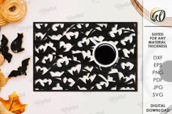 Halloween Placemat Laser Cut. Home Decor SVG Product Image 1