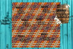 Halloween 7 Color Plaid SS16 30oz Rhinestone Pattern Product Image 1