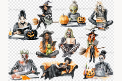 GlamArtZhanna, Halloween clipart, Halloween Planner, Halloween png, Autumn planner png, Fall planner clipart, Planner girl clipart, Planner girl png, Autumn clipart, Spooky Planner png, Spooky clipart, Journalling PNG, Creepy clipart, Planner Clipart