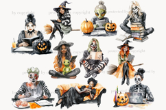 GlamArtZhanna, Halloween clipart, Halloween Planner, Halloween png, Autumn planner png, Fall planner clipart, Planner girl clipart, Planner girl png, Autumn clipart, Spooky Planner png, Spooky clipart, Journalling PNG, Creepy clipart, Planner Clipart