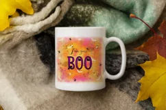 This is a cute Halloween graphic with a Trick or Treat text. The file is with 300 dpi and transparent background. 