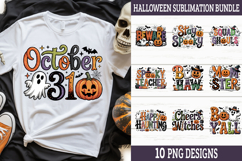 Halloween Png Sublimation Bundle | Spooky Halloween Png File Product Image 1