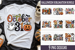 Halloween Png Sublimation Bundle | Spooky Halloween Png File Product Image 1