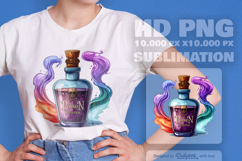 Halloween Poison Bottle Watercolor Product Image 2