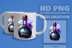 Halloween Poison Bottle Watercolor Product Image 3