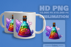 Halloween Poison Bottle Watercolor Product Image 3