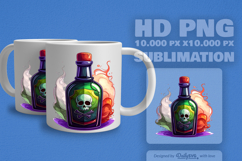 Halloween Poison Bottle Watercolor Product Image 3