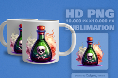 Halloween Poison Bottle Watercolor Product Image 3