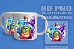 Halloween Poison Bottle Watercolor Product Image 3