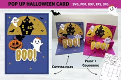 Halloween Pop Up Card SVGs | 3D Halloween Card|Cricut Pop Up