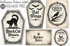 Halloween Potion Labels Bundle, Halloween Apothecary Labels Product Image 1