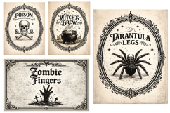 Halloween Potion Labels Bundle, Halloween Apothecary Labels Product Image 2
