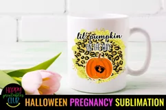 HALLOWEEN PREGNANCY ANNOUNCEMENT SUBLIMATION