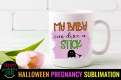 HALLOWEEN PREGNANCY ANNOUNCEMENT SUBLIMATION