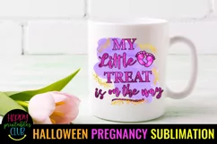 HALLOWEEN PREGNANCY ANNOUNCEMENT SUBLIMATION