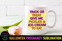HALLOWEEN PREGNANCY ANNOUNCEMENT SUBLIMATION
