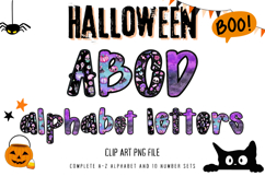 Halloween Alphabet Boo Ghost Skull Spooky Party Letters_2 Product Image 1