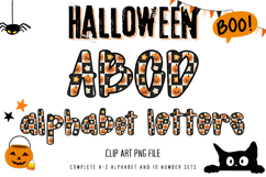 Halloween Alphabet Boo Ghost Skull Spooky Party Letters_15 Product Image 1