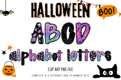 Halloween Alphabet Boo Ghost Skull Spooky Party Letters_3 Product Image 1