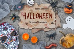 Halloween Scene Creator - Top View - PNG Product Image 1